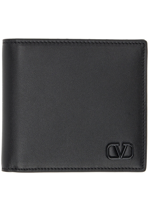 Valentino Garavani Black VLogo Bifold Wallet