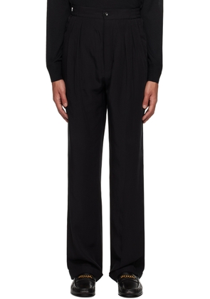 TOM FORD Black Pleated Trousers
