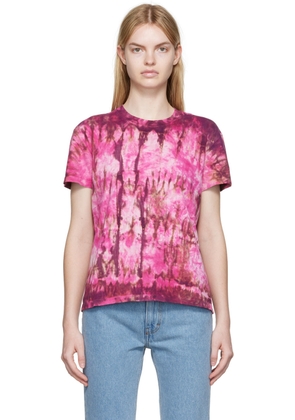 AMI Paris Pink Cotton T-Shirt