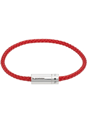 Le Gramme Red Nato Cable 'Le 7g' Bracelet