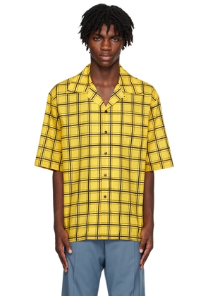 Marni Yellow Check Shirt