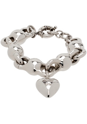 Acne Studios Silver Charm Bracelet