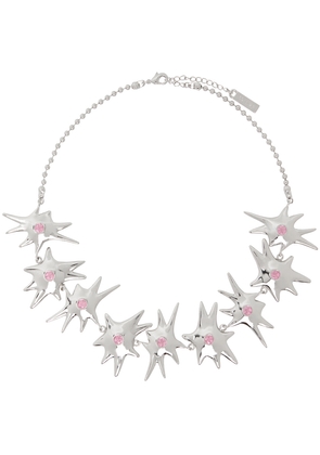 Collina Strada Silver & Pink Starry Necklace