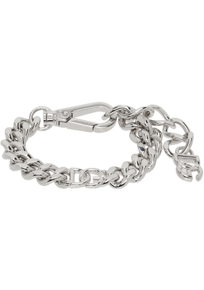 Dolce & Gabbana Silver 'DG' Logo Bracelet