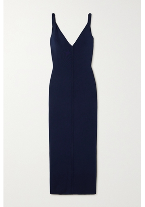 Galvan - Tyra Stretch-knit Midi Dress - Blue - x small,small,medium,large,x large