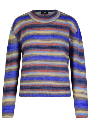 A.p.c. Abby Multicolor Mohair Blend Sweater