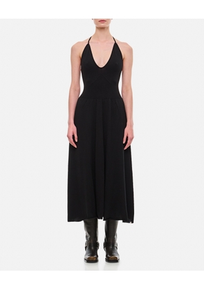 Extreme Cashmere Flared Cashmere And Cotton Dress