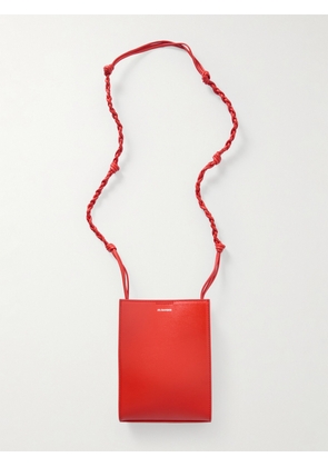 Jil Sander - Tangle Small Leather Shoulder Bag - Red - One size
