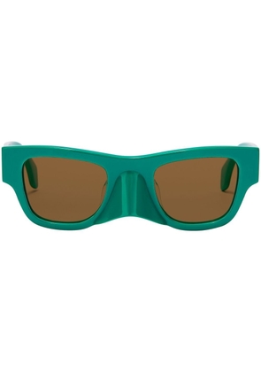 Palm Angels Eyewear Myrtle square sunglasses - Green