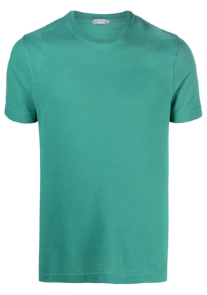 Zanone crew neck short-sleeve T-shirt - Green
