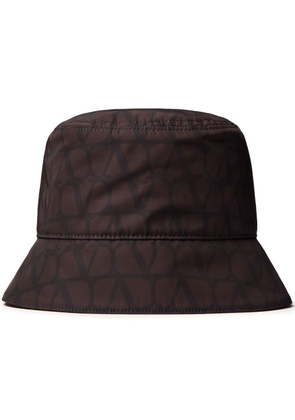Valentino Garavani Toile Iconographe bucket hat - Brown