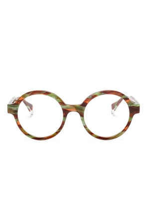 GIGI STUDIOS Roxane round-frame glasses - Green