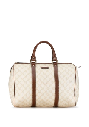 Gucci Pre-Owned 2000-2015 Medium GG Supreme Joy boston bag - White