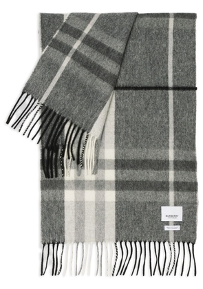 Burberry The Classic Check cashmere scarf - Grey