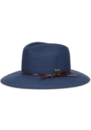 Borsalino Pablo interwoven sun hat - Blue