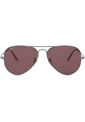 Ray-Ban RB3689 aviator-frame sunglasses - Grey