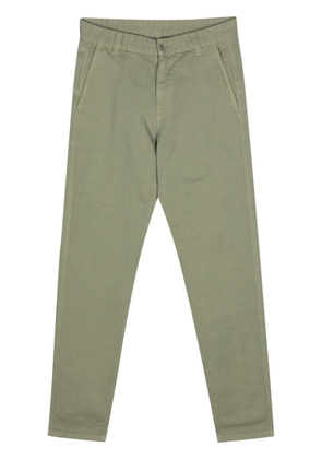 ASPESI slub-texture trousers - Green