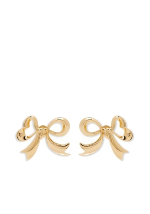 Nina Ricci Bow polished-finish earrings - Gold