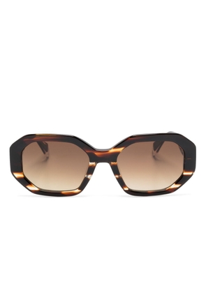 GIGI STUDIOS Citrus octagonal-frame sunglasses - Brown
