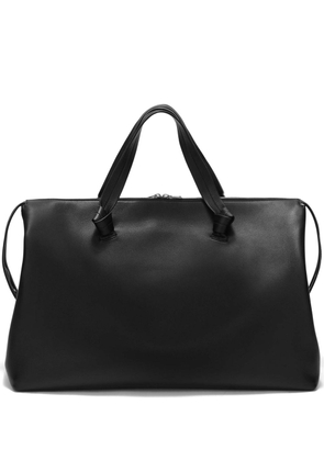 Jil Sander Knot leather duffle bag - Black
