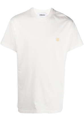 AMBUSH patch-detail cotton T-shirt - Neutrals