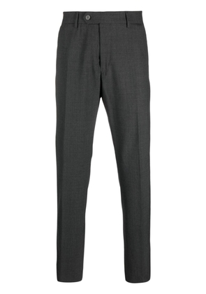 Boggi Milano mélange-effect tailored trousers - Grey