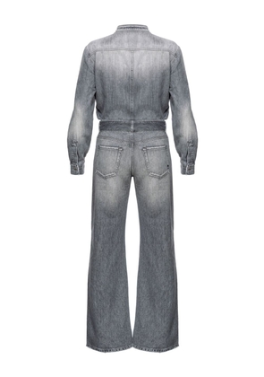 PINKO bootcut denim jumpsuit - Grey