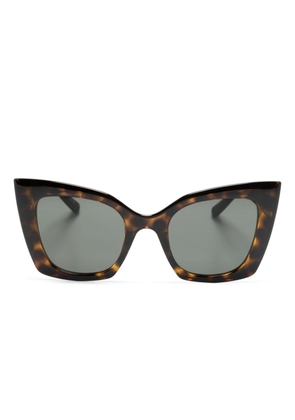 Saint Laurent tortoiseshell cat-eye frame sunglasses - Brown