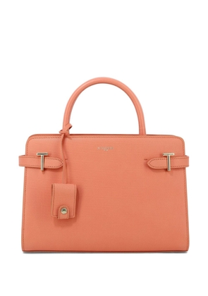 Le Tanneur leather structured shoulder bag - Pink