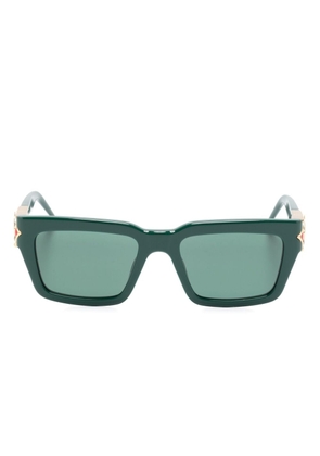 Casablanca monogram square-frame sunglasses - Green