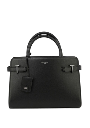Le Tanneur leather structured shoulder bag - Black