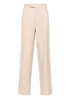 Zegna tailored straigh trousers - Neutrals