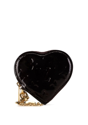 Louis Vuitton Pre-Owned 2008 Monogram Vernis Heart Purse coin pouch - Black