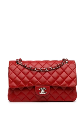 CHANEL Pre-Owned 2009-2010 Medium Classic Lambskin Double Flap shoulder bag - Red