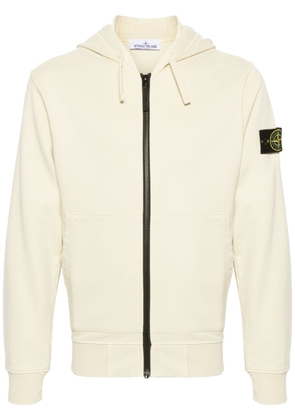 Stone Island Compass-badge zip-up hoodie - Grey
