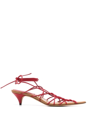 KHAITE Arden 45mm sandals - Red