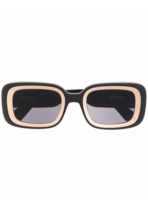 Mykita contrasting-trim sunglasses - Black