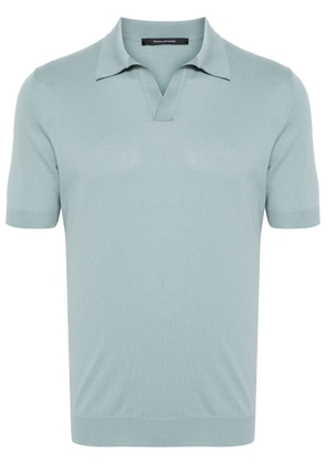Tagliatore Keith knitted polo shirt - Blue