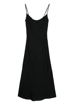 120% Lino linen maxi dress - Black