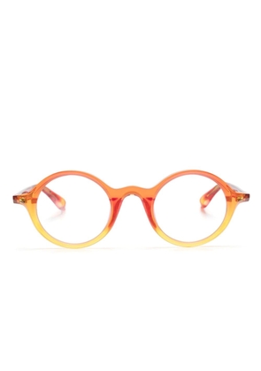 Theo Eyewear Sunrise round-frame glasses - Red