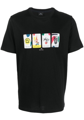 PS Paul Smith Tarot Cards cotton T-shirt - Black