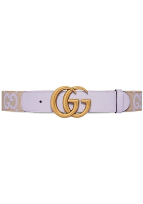Gucci GG-buckle monogram belt - Purple