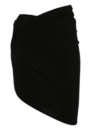 Jacquemus La Mini Jupe Drapeado skirt - Black