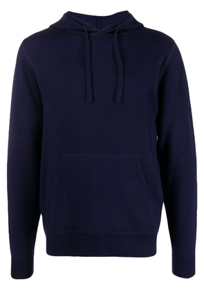 ASPESI long-sleeve wool hoodie - Blue