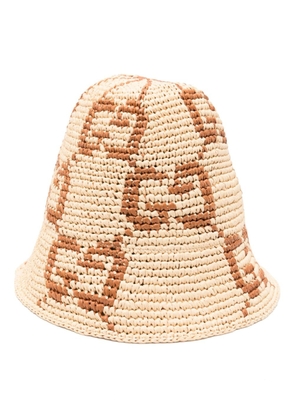 Gucci GG-pattern sun hat - Neutrals