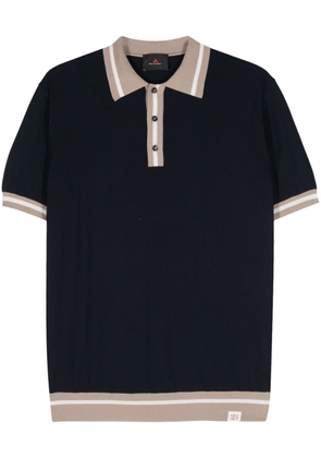 Peuterey Rolle striped-borders polo shirt - Blue