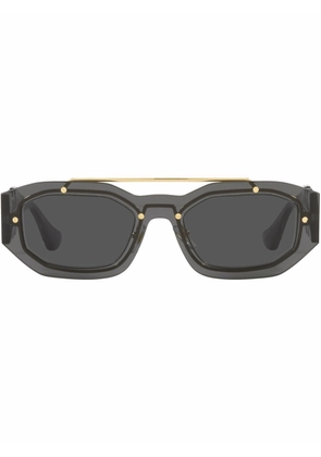 Versace Eyewear VE2235 rectangle-frame sunglasses - Grey
