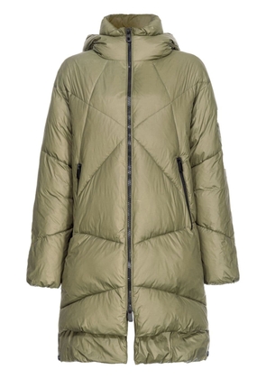 PINKO quilted hooded coat - Green