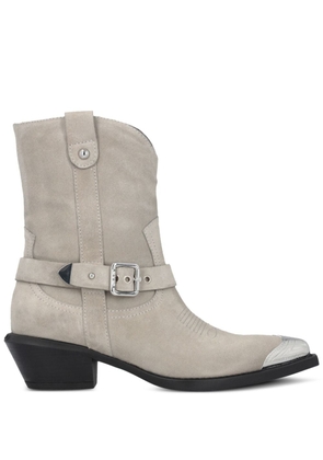 PINKO Tex suede ankle boots - Neutrals