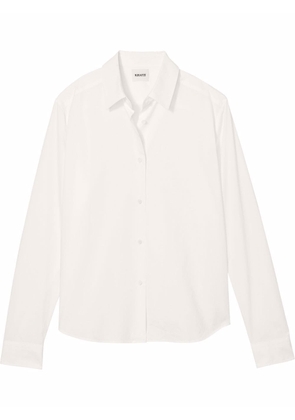 KHAITE The Argo cotton poplin shirt - White